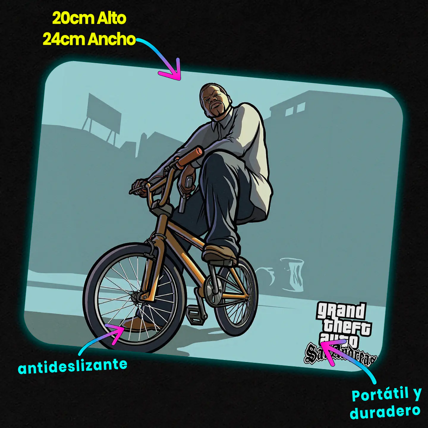 Mousepad 20x24 cm - Diseño 