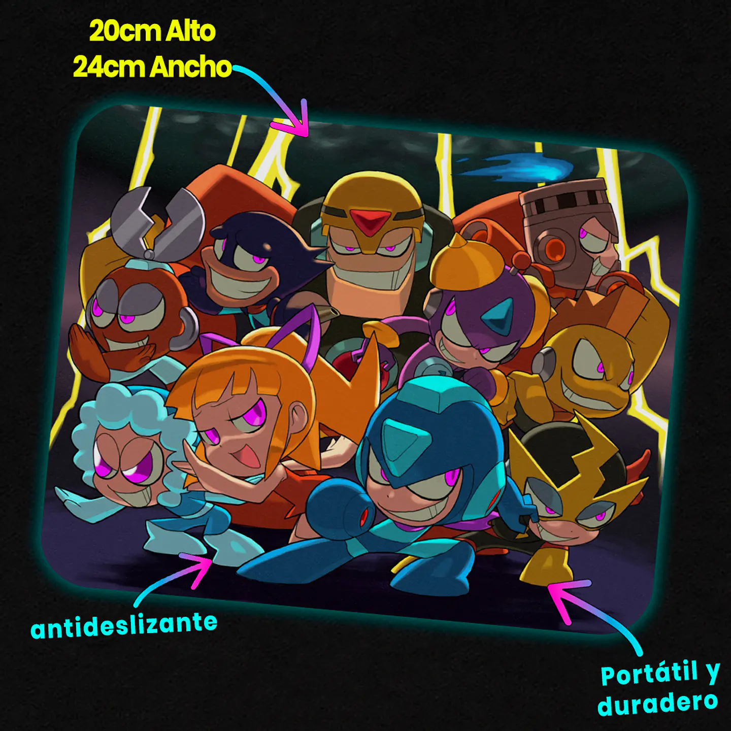 Mousepad 20x24 cm - Diseño 