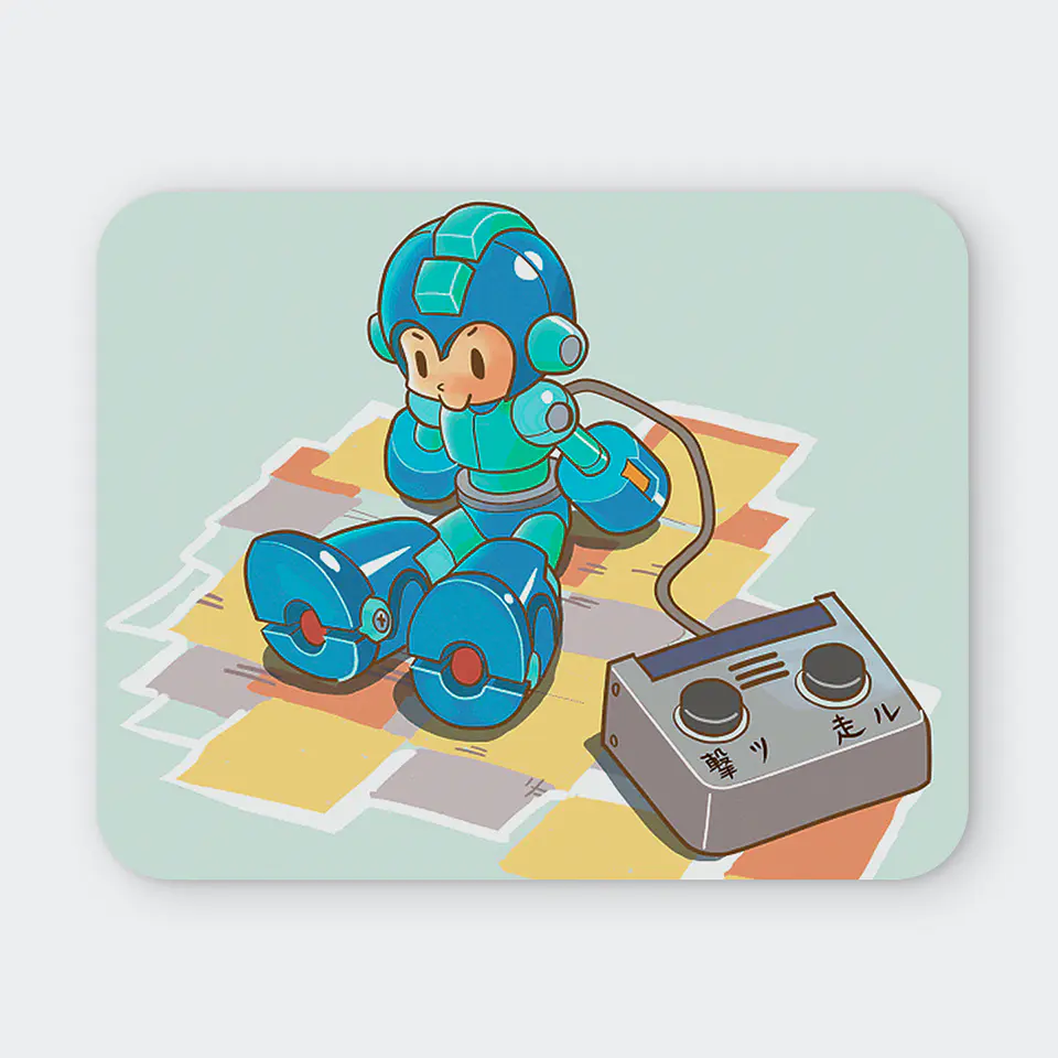 Mousepad 20x24 cm - Diseño Mega Man Retro Toy Edition 1