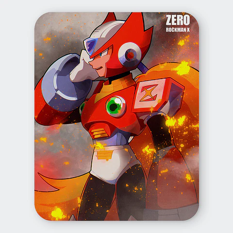 Mousepad 20x24 cm - Diseño Zero: Crimson Hunter Battlefield