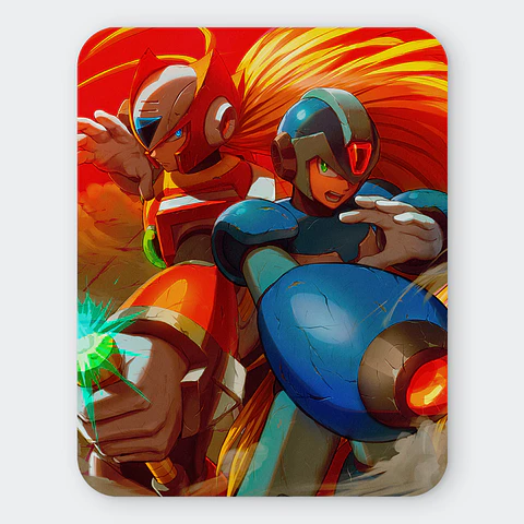 Mousepad 20x24 cm - Diseño Mega Man X & Zero: Full Charge Battle