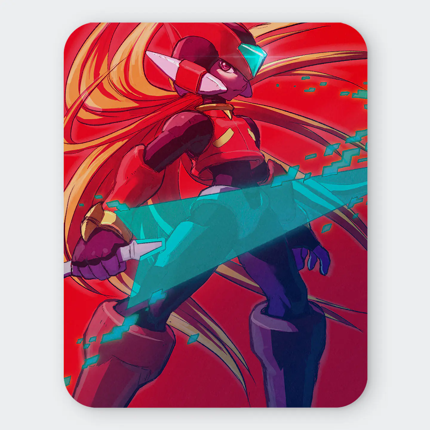 Mousepad 20x24 cm - Diseño Zero Saber Unleashed 1