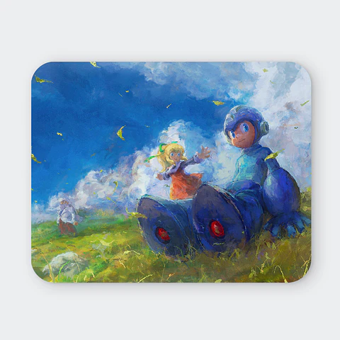 Mousepad 20x24 cm - Diseño Mega Man A Hero’s Rest