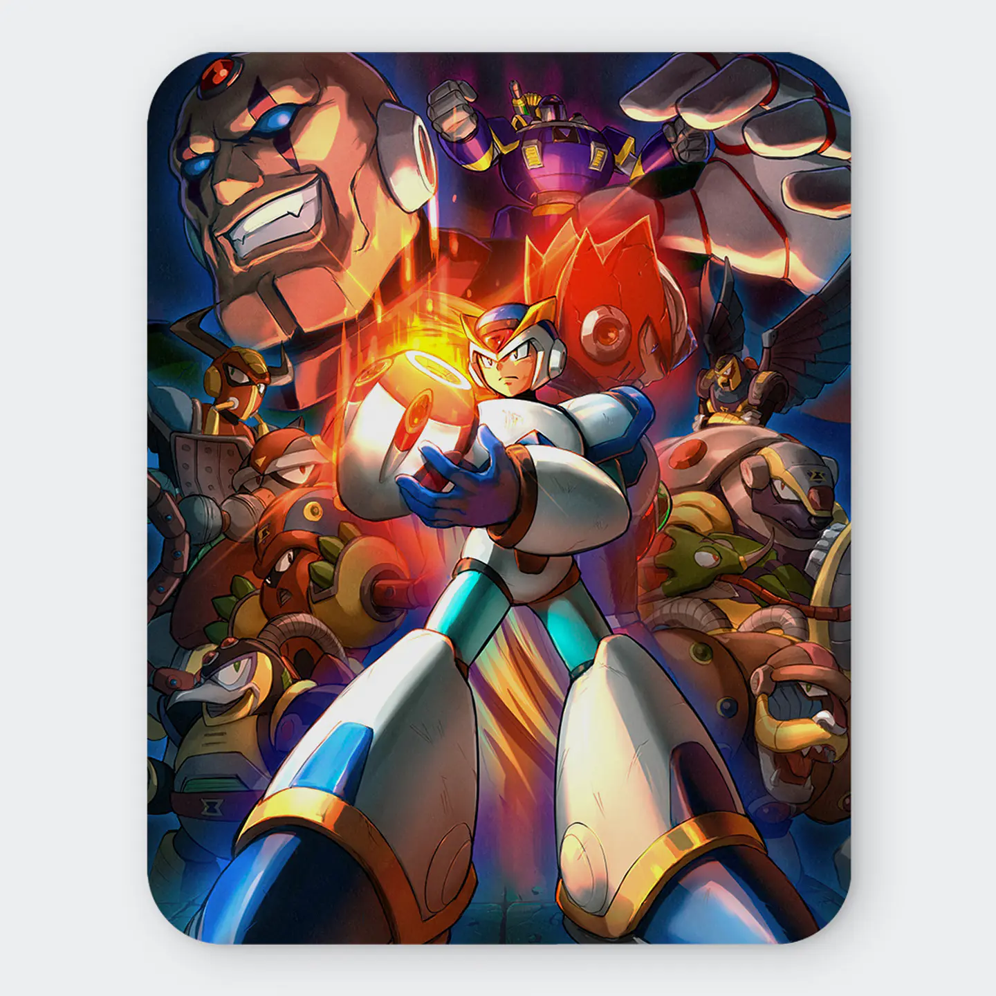 Mousepad 20x24 cm - Diseño Mega Man X Maverick Rebellion 1