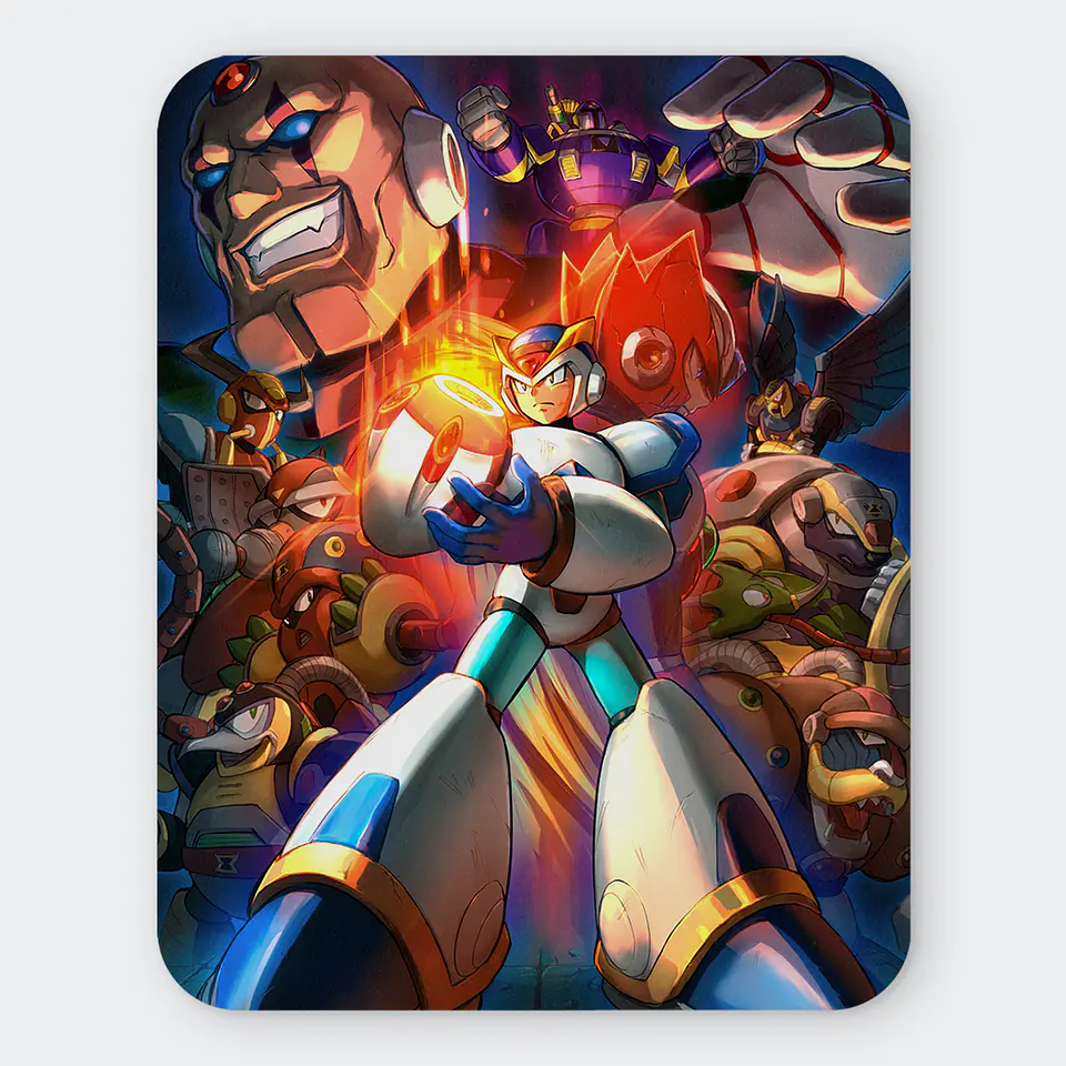 Mousepad 20x24 cm - Diseño Mega Man X Maverick Rebellion 1