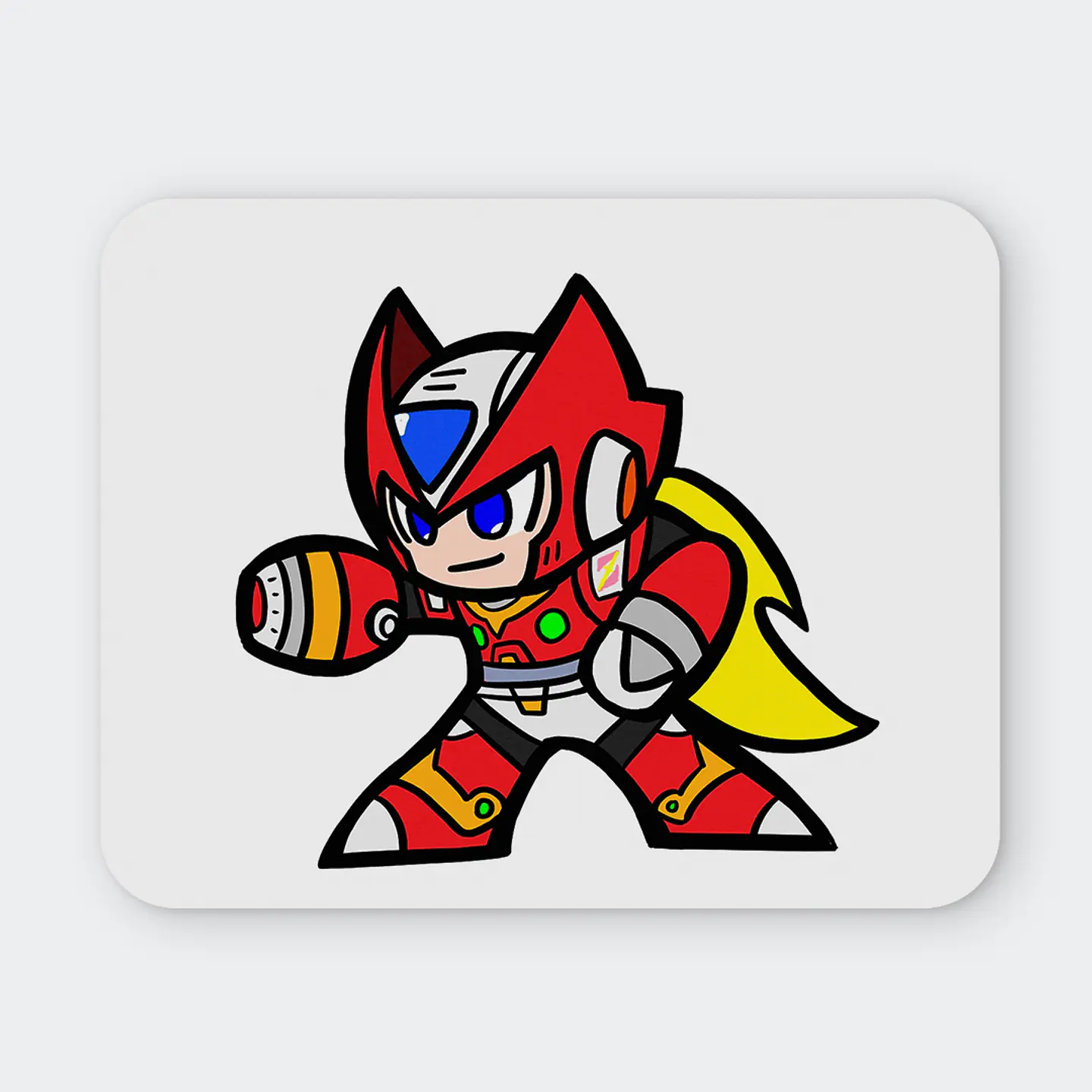 Mousepad 20x24 cm - Diseño Zero Chibi Hunter 1