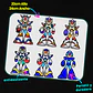 Mousepad 20x24 cm - Diseño Mega Man X Armor Evolution - Miniatura 2