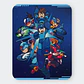 Mousepad 20x24 cm - Diseño Mega Man Blue Bomber Multiverse - Miniatura 1