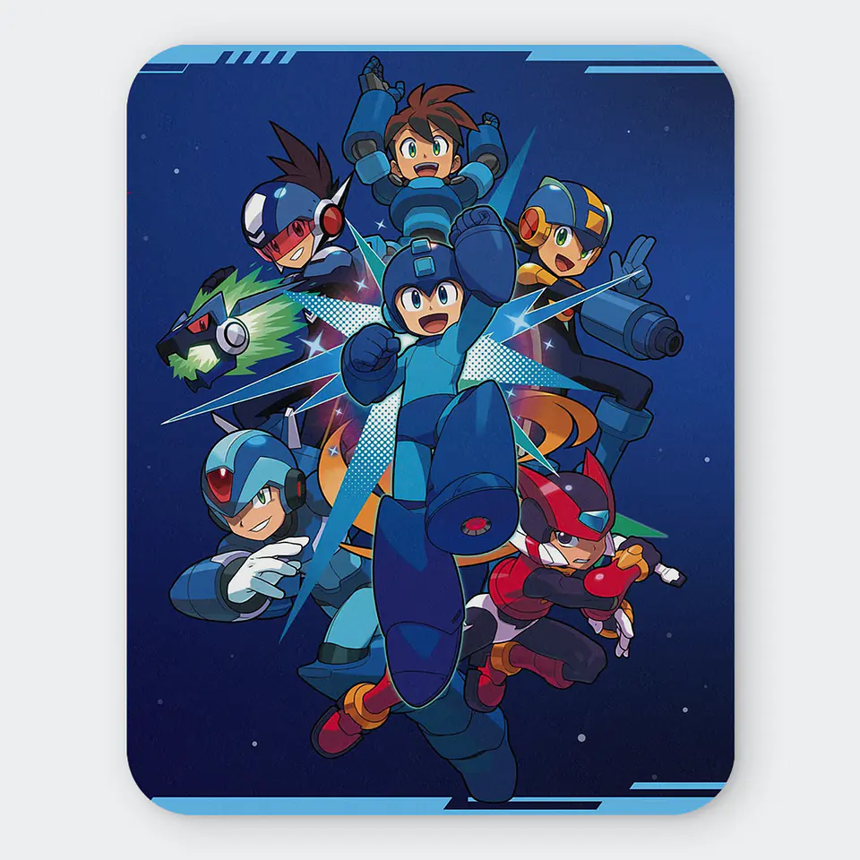 Mousepad 20x24 cm - Diseño Mega Man Blue Bomber Multiverse 1