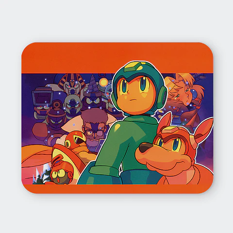 Mousepad 20x24 cm - Diseño Mega Man Echoes of the Past