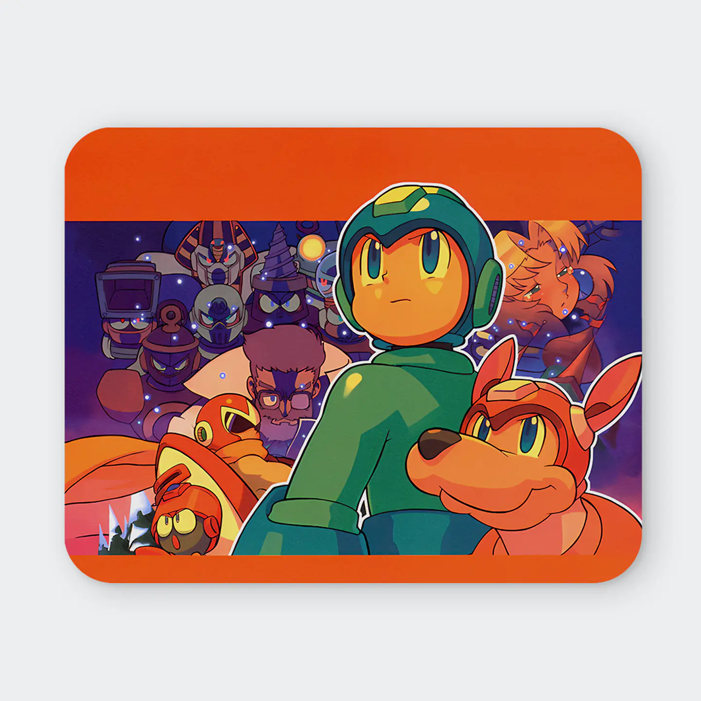 Mousepad 20x24 cm - Diseño Mega Man Echoes of the Past 1