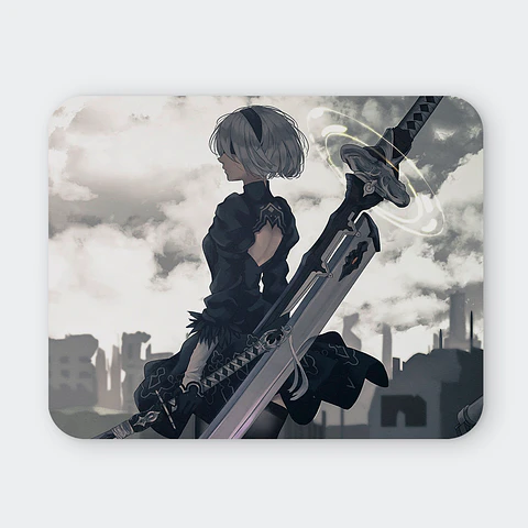 Mousepad 20x24 cm - Diseño 2B Silent Desolation