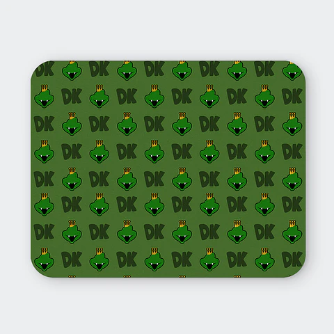 Mousepad 20x24 cm - Diseño King K. Rool: Kremling Army Pattern