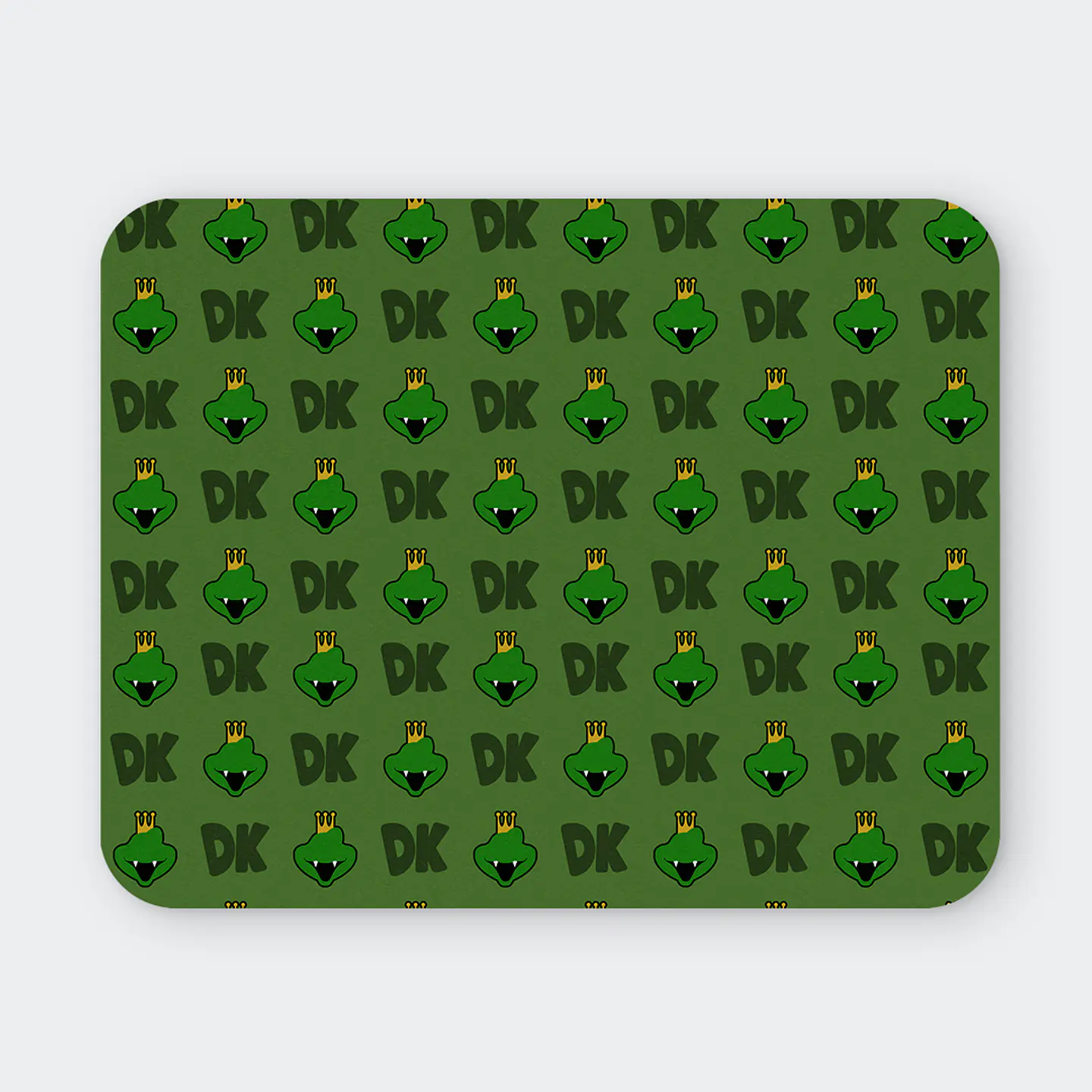 Mousepad 20x24 cm - Diseño King K. Rool: Kremling Army Pattern 1