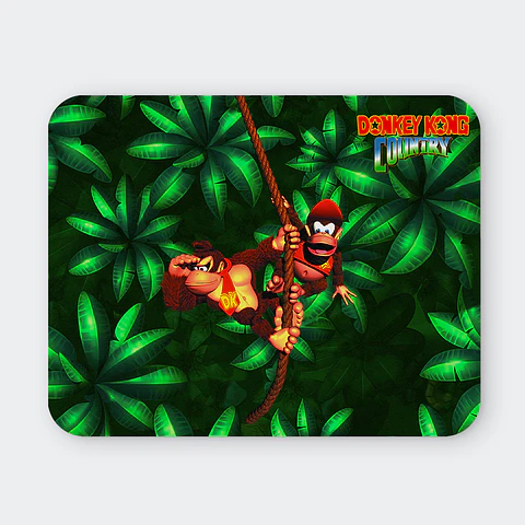Mousepad 20x24 cm - Diseño Donkey Kong Country: Jungle Adventure