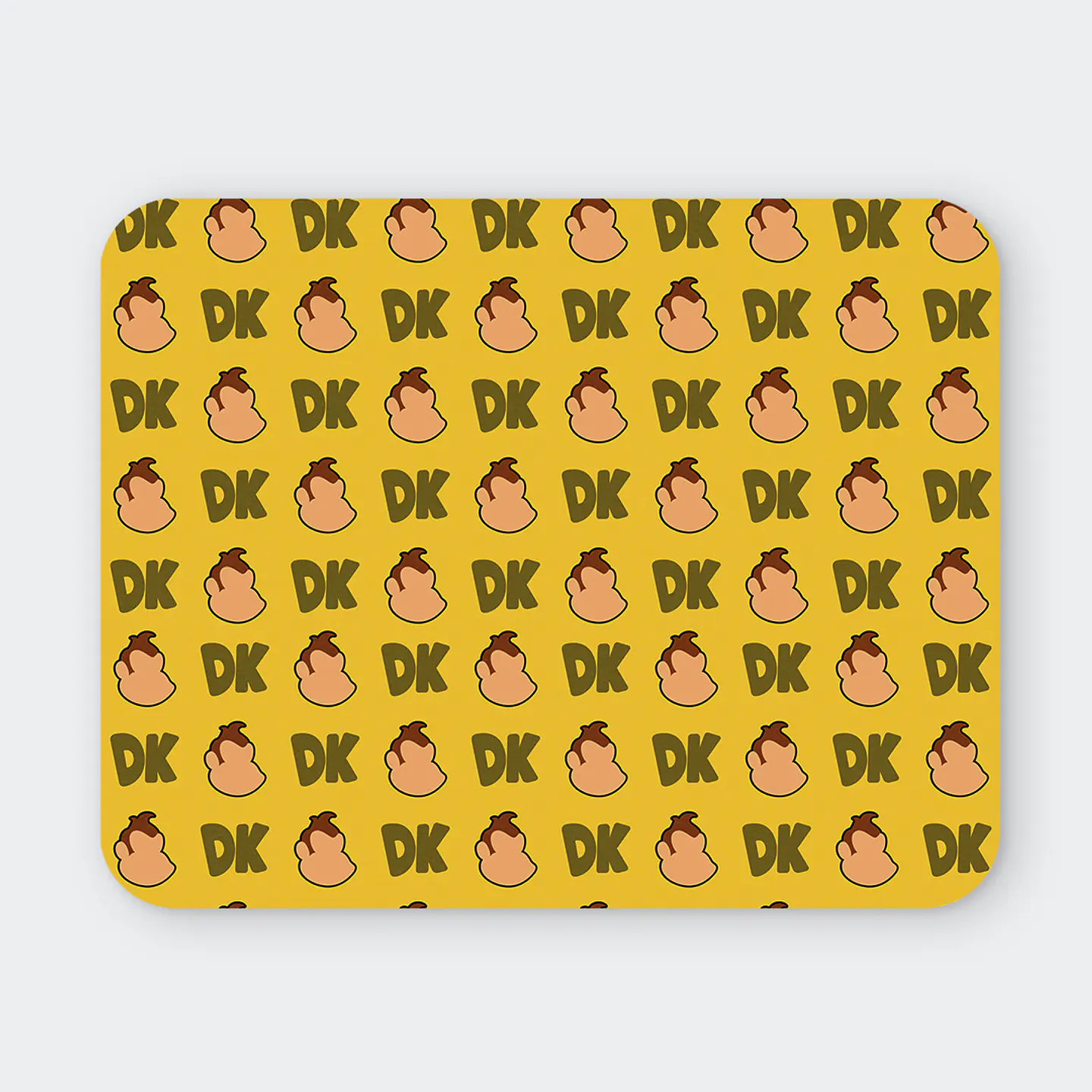 Mousepad 20x24 cm - Diseño Donkey Kong: Golden Banana Pattern 1