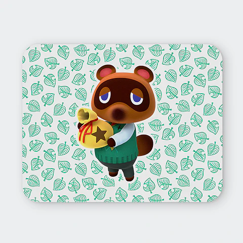 Nombre del producto: Mousepad 20x24 cm - Diseño Tom Nook: Bell Bag Tycoon