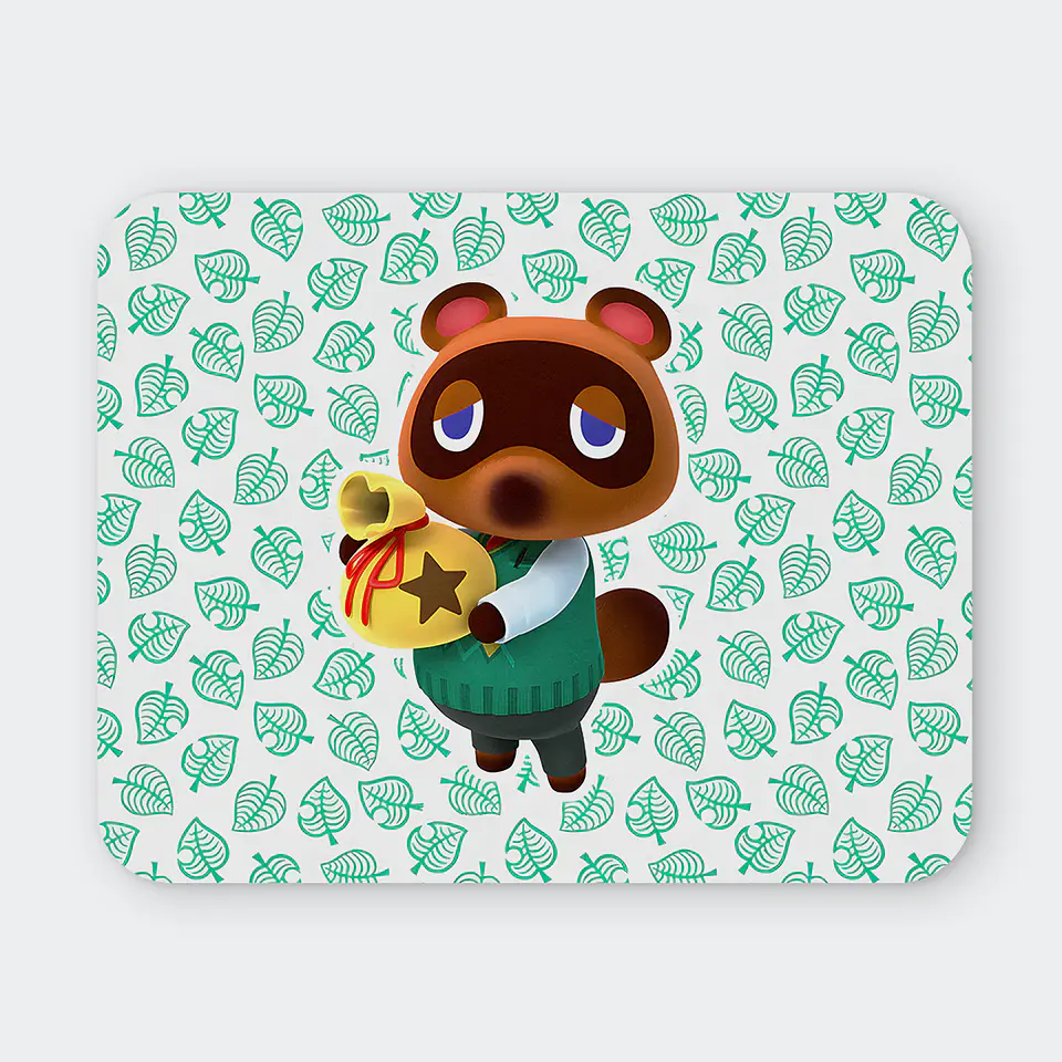 Nombre del producto: Mousepad 20x24 cm - Diseño Tom Nook: Bell Bag Tycoon 1