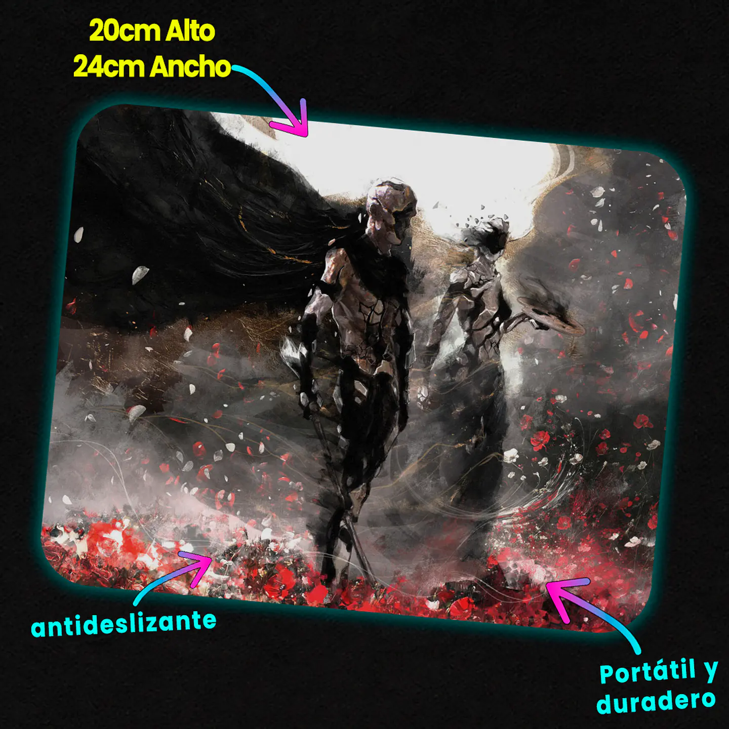 Mousepad 20x24 cm - Diseño Expedition 33: Eternal Bloom Requiem 2