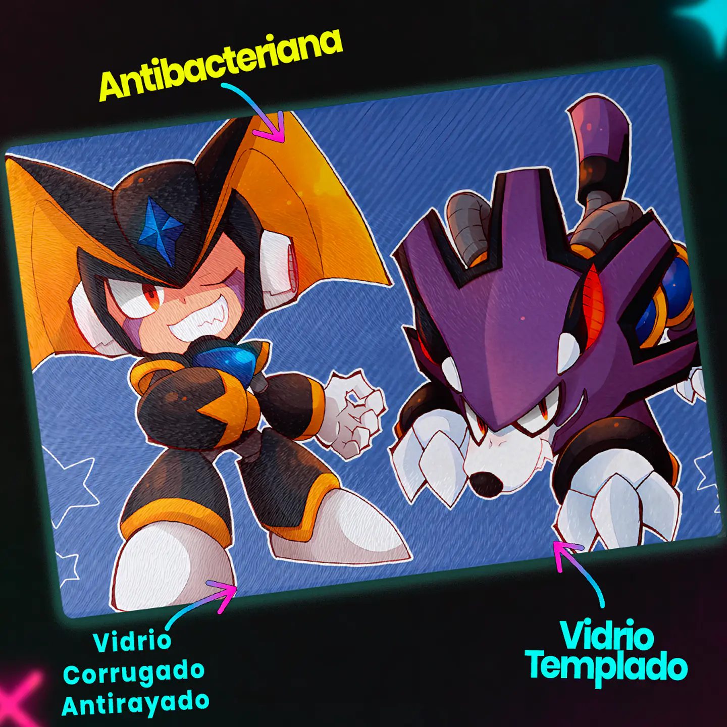 Tabla de cocina - Diseño Bass & Treble Retro Strike 3