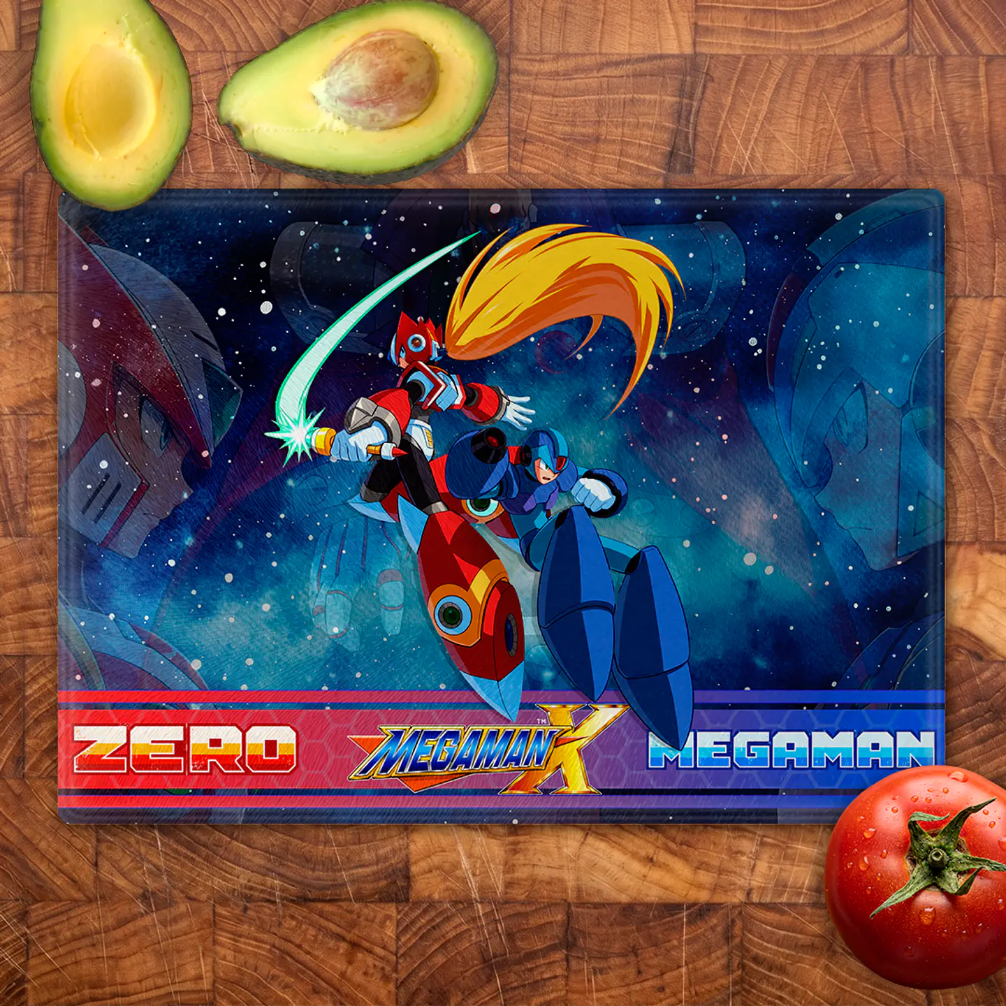 Tabla de cocina - Diseño Mega Man X & Zero Cosmic Battle 2