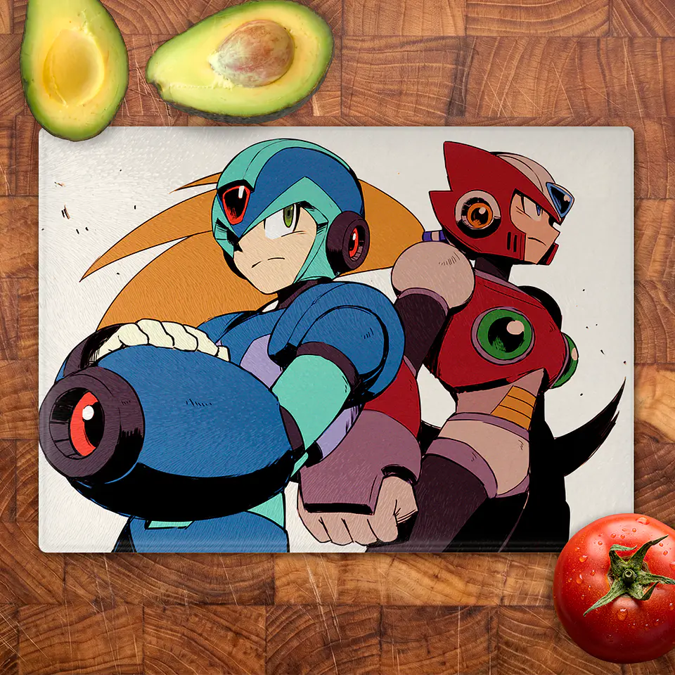 Tabla de cocina - Diseño Rosas Negras & Carmesí 2