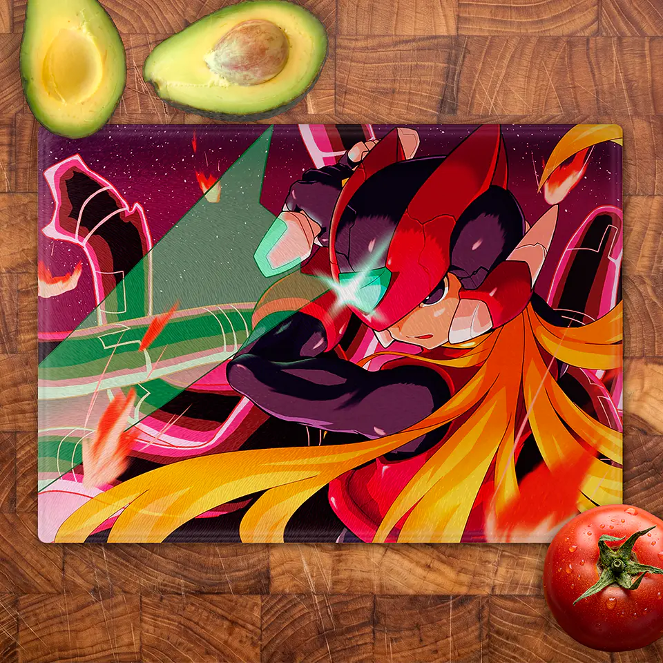 Tabla de cocina - Diseño Zero Crimson Slash 2