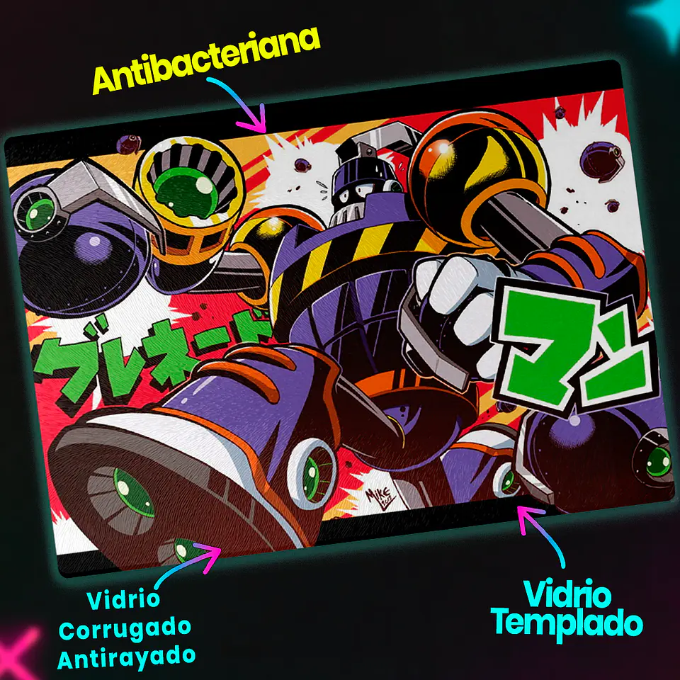 Tabla de cocina - Diseño Grenade Man Blast 3