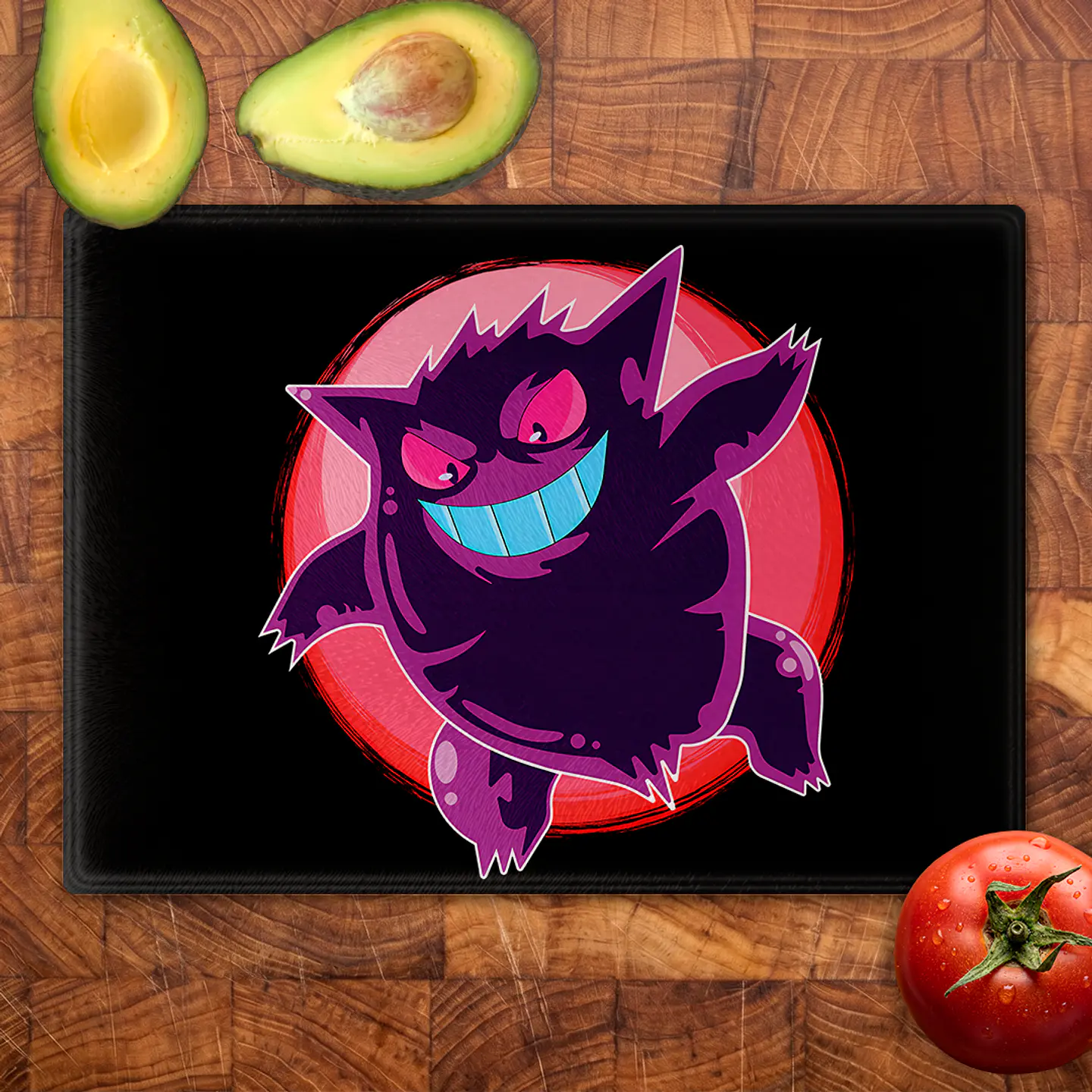 Tabla de cocina - Diseño Gengar Crimson Moon 2