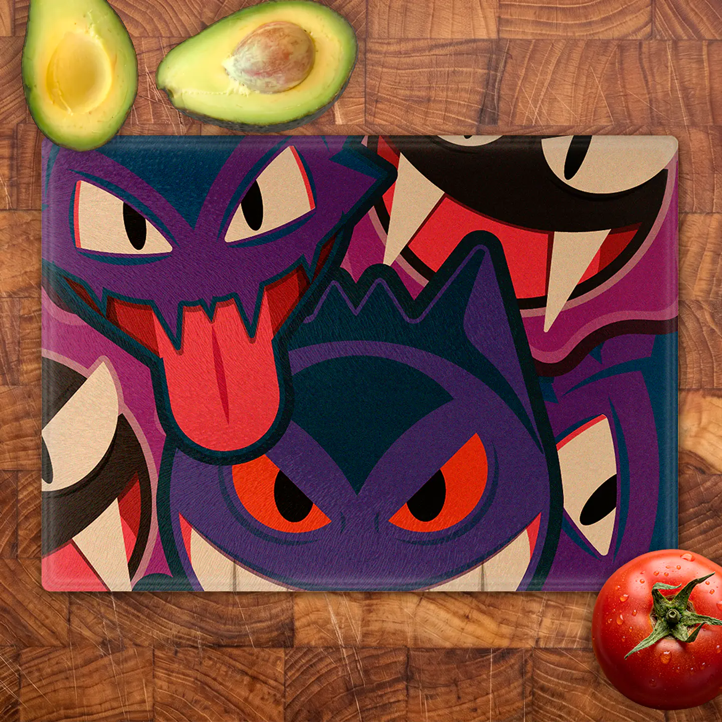 Tabla de cocina - Diseño Gengar Night Gang 2