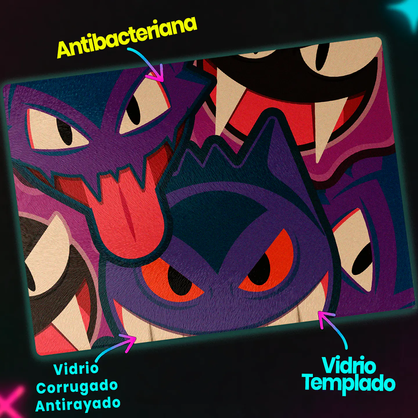 Tabla de cocina - Diseño Gengar Night Gang 3