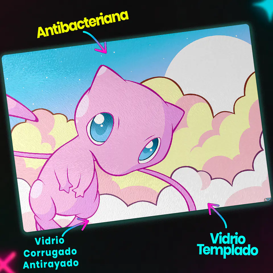 Tabla de cocina - Diseño Mew Astral Dreams 3