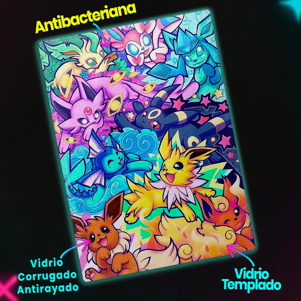 Tabla de cocina - Diseño Eeveelution Party 3