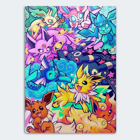 Tabla de cocina - Diseño Eeveelution Party