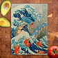 Tabla de cocina - Diseño Gyarados Great Wave - Miniatura 2