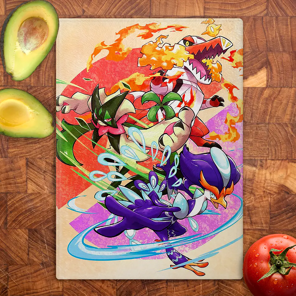 Tabla de cocina - Diseño Trío Inicial Paldea 2