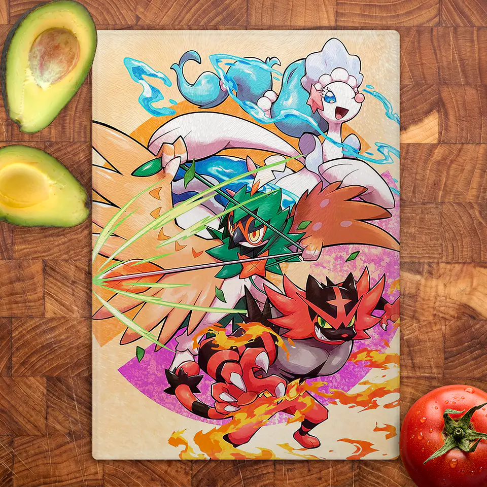 Tabla de cocina - Diseño Trío Inicial Alola 2