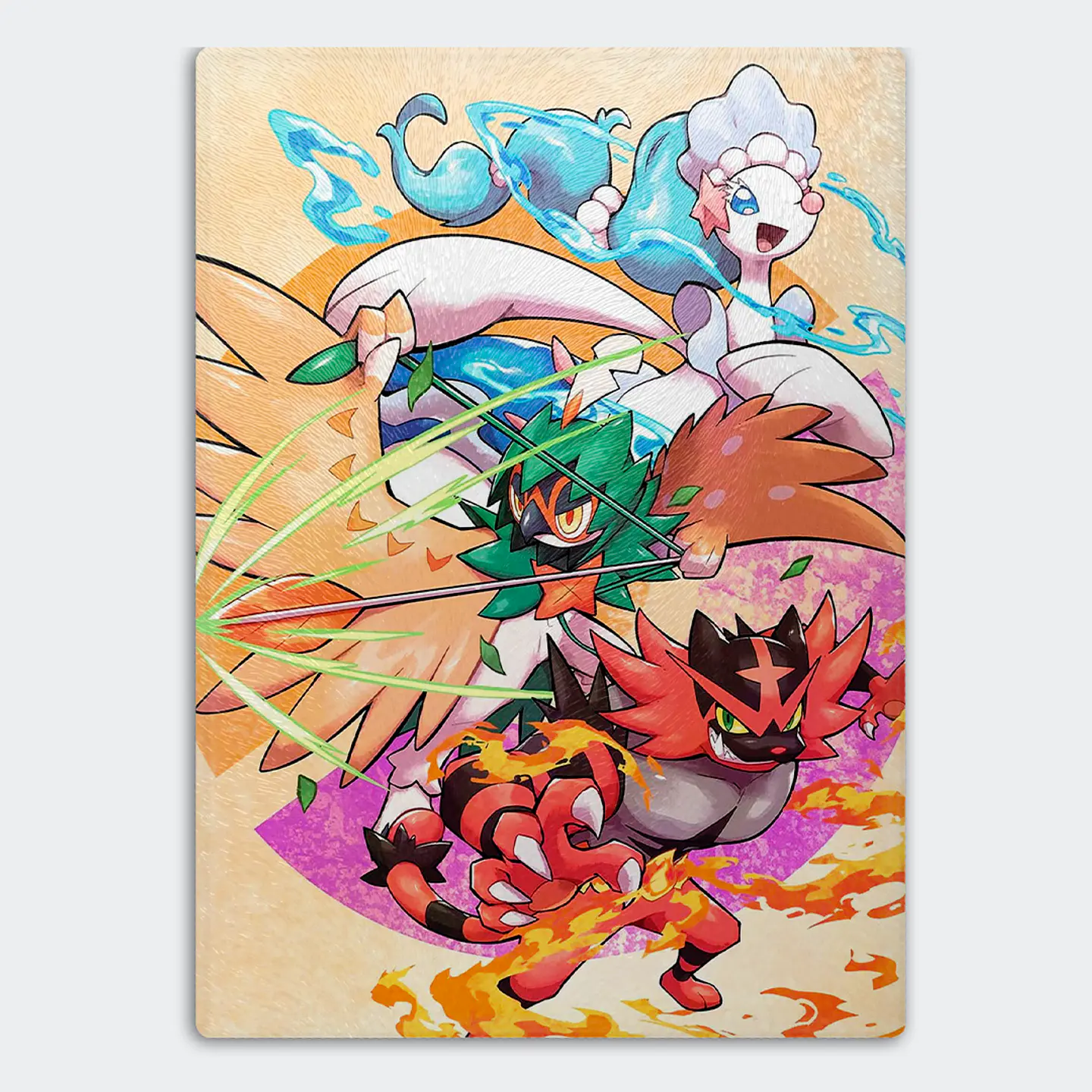 Tabla de cocina - Diseño Trío Inicial Alola 1