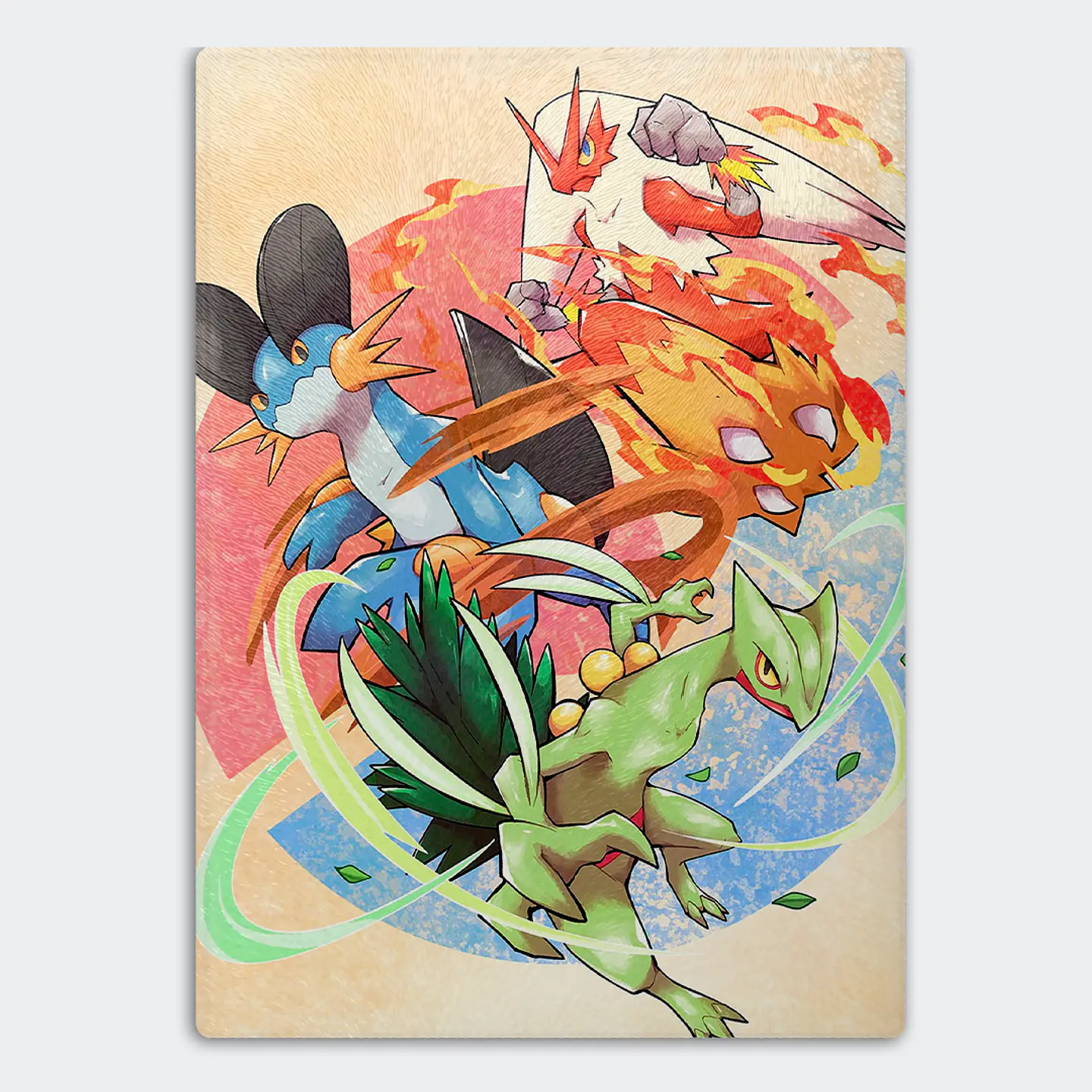 Tabla de cocina - Diseño Rosas de Gala 1