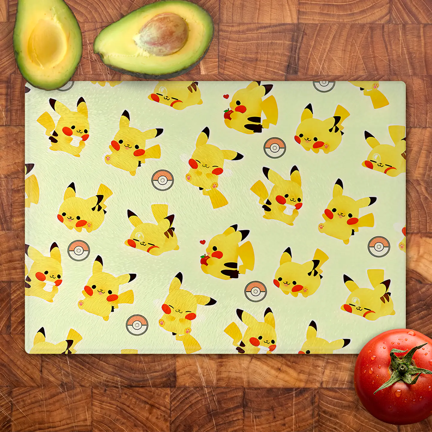 Tabla de cocina - Diseño Pikachu Pattern Kawaii 2