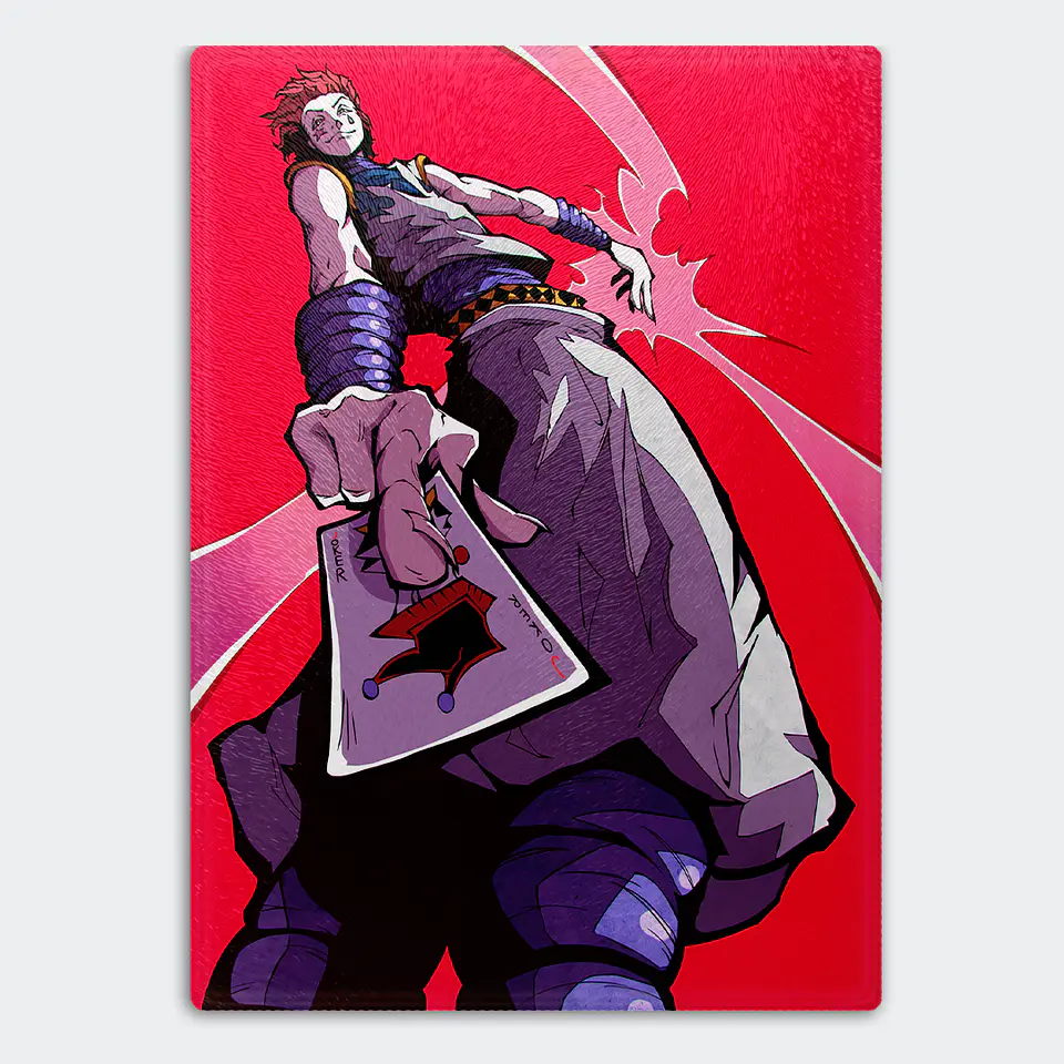 Tabla de cocina - Diseño Hisoka Joker Card 1