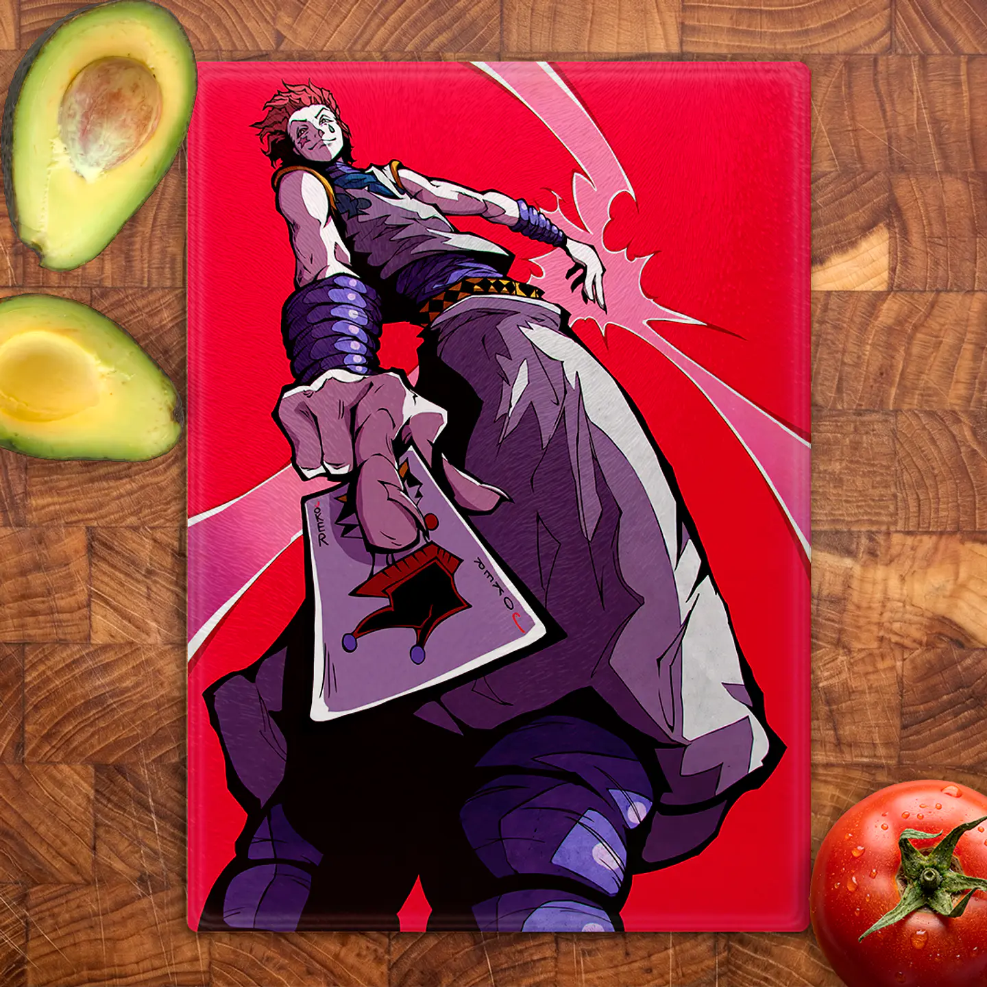 Tabla de cocina - Diseño Hisoka Joker Card 2