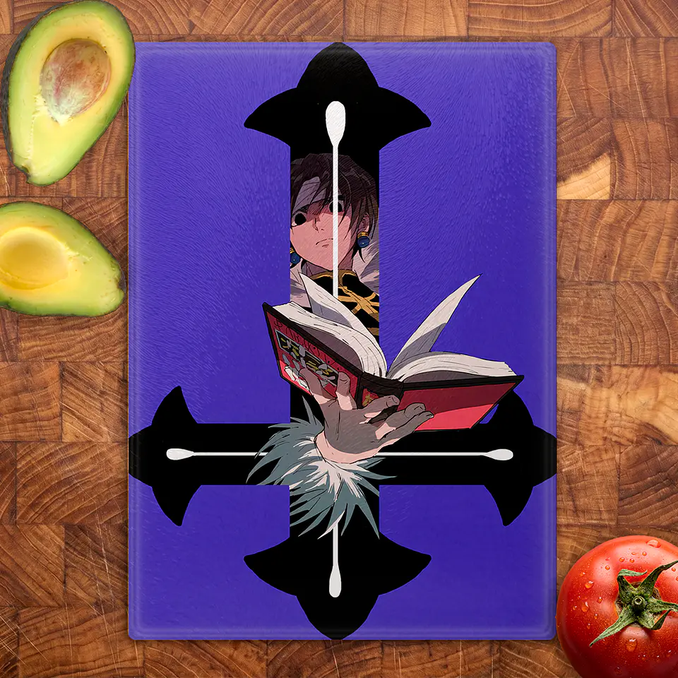 Tabla de cocina - Diseño Chrollo Lucilfer Cross 2