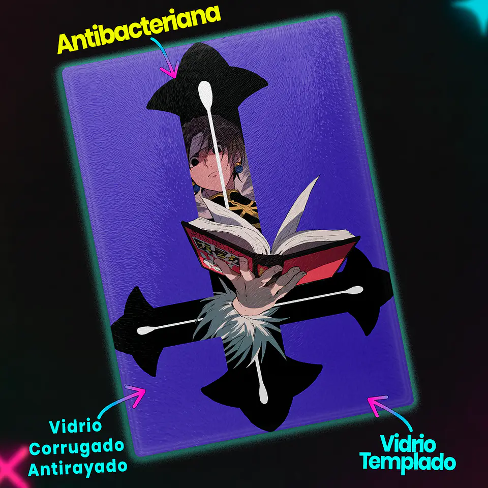 Tabla de cocina - Diseño Chrollo Lucilfer Cross 3