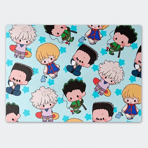 Tabla de cocina - Diseño Hunter x Hunter Chibi Stars