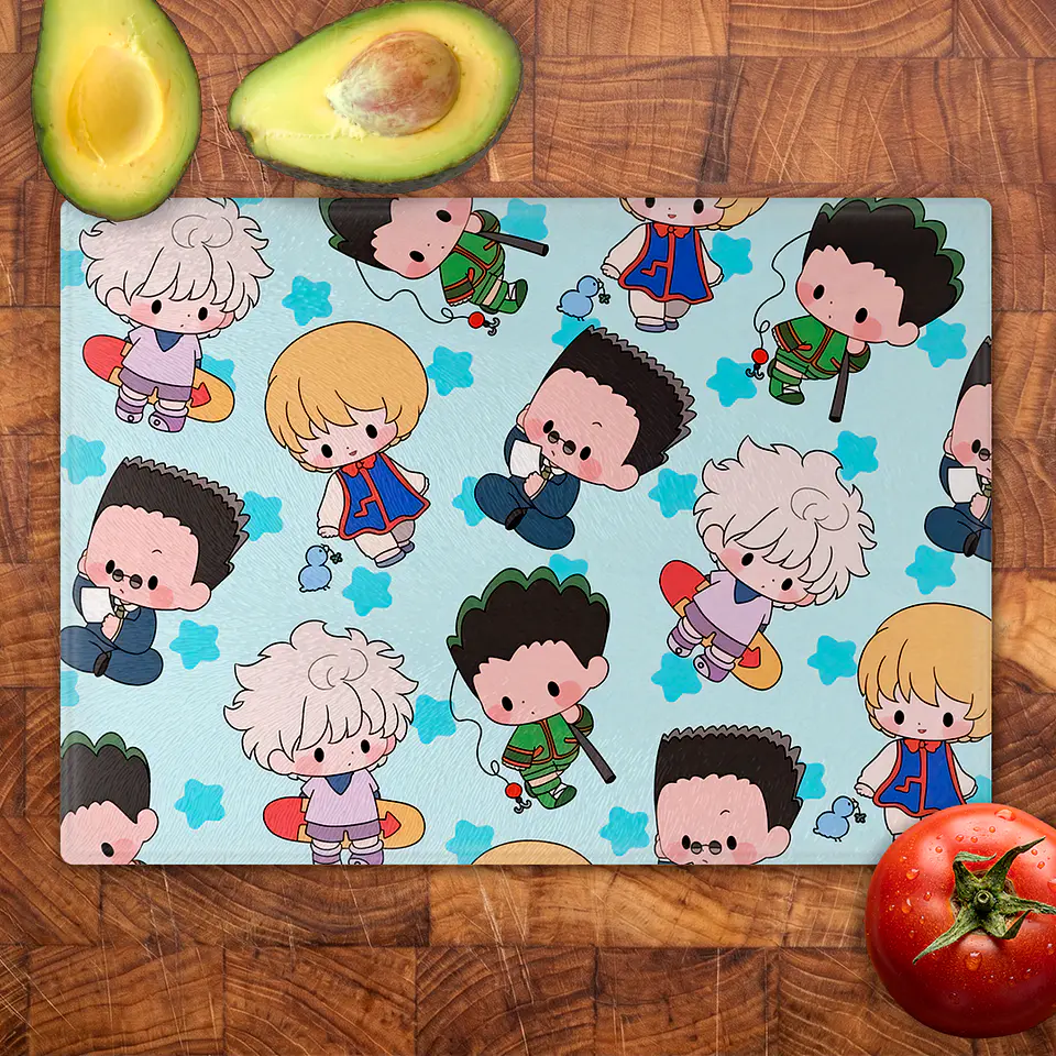 Tabla de cocina - Diseño Hunter x Hunter Chibi Stars 2