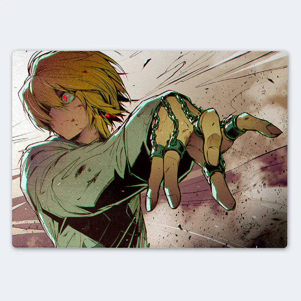 Tabla de cocina - Diseño Kurapika Scarlet Eyes Revenge 1