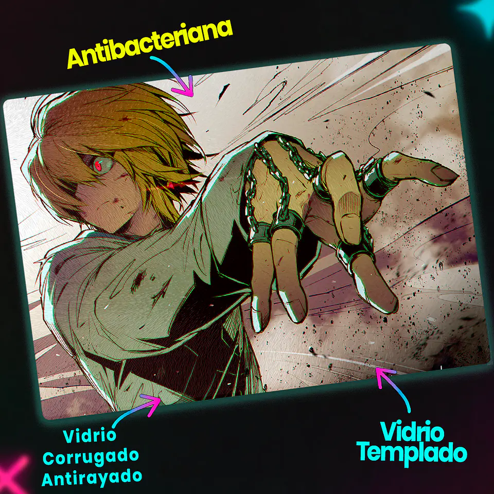 Tabla de cocina - Diseño Kurapika Scarlet Eyes Revenge 3