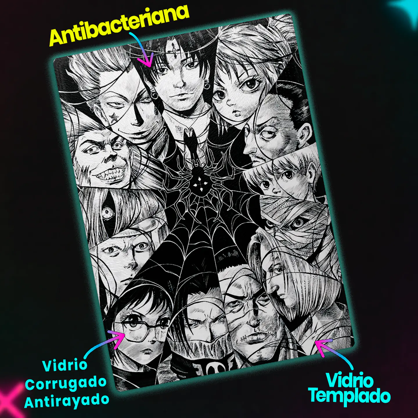 Tabla de cocina - Diseño Phantom Troupe Spider Web 3