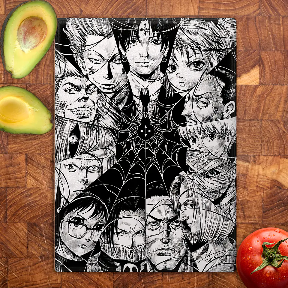Tabla de cocina - Diseño Phantom Troupe Spider Web 2